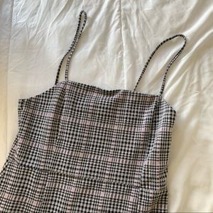 Plaid Mini Dress / Bershka / Printed Mini Dress